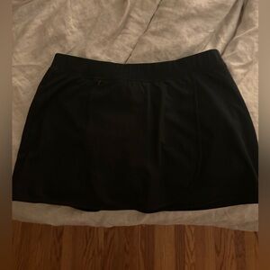 Black tennis skirt